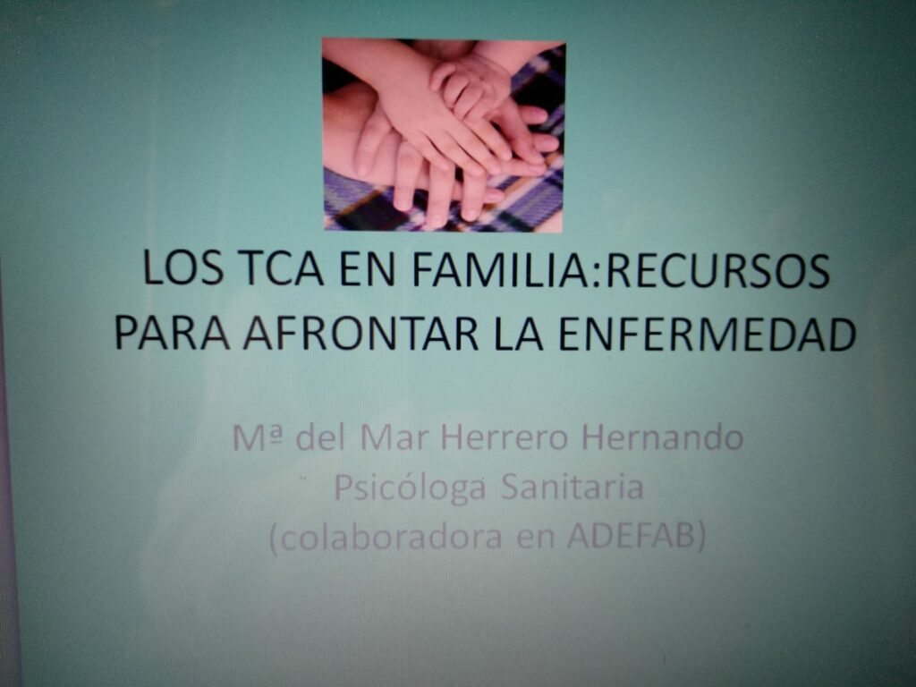 Los TCA en familia: Recursos para afrontar la enfermedad 3 f6bebdd5 178d 4a22 8a4e 49bb0fd6e0ac